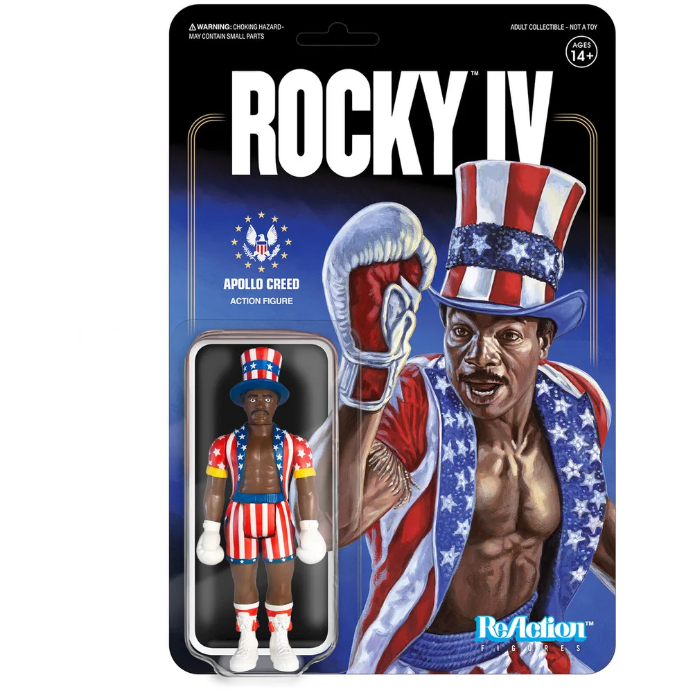 Super7 Rocky IV ReAction Figure - Apollo Creed Image 1