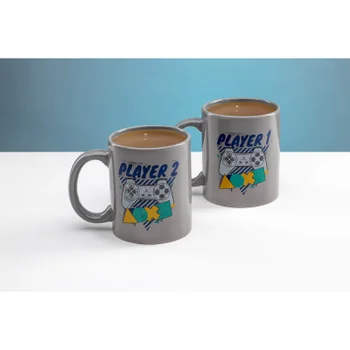 Set de tasses PlayStation Player One et Player Two