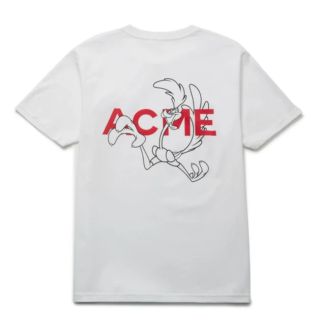 T-Shirt Looney Tunes ACME Capsule Bip Bip Contour - Blanc