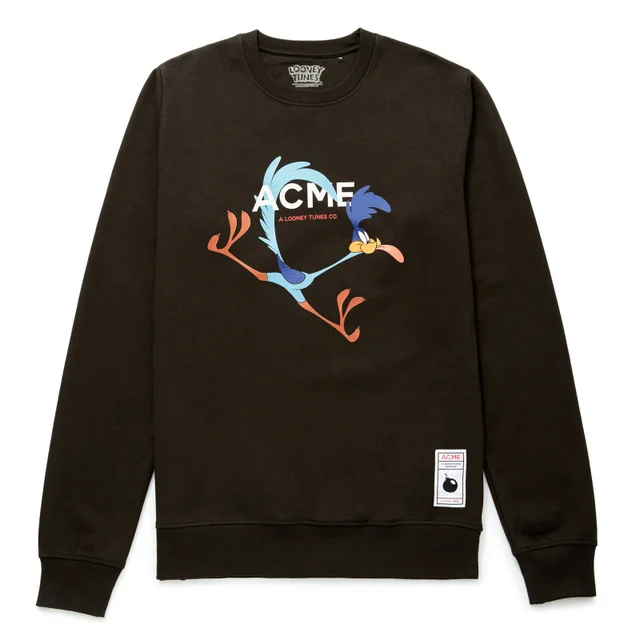 Sweat-shirt Looney Tunes ACME Capsule Bip Bip Tongue - Noir