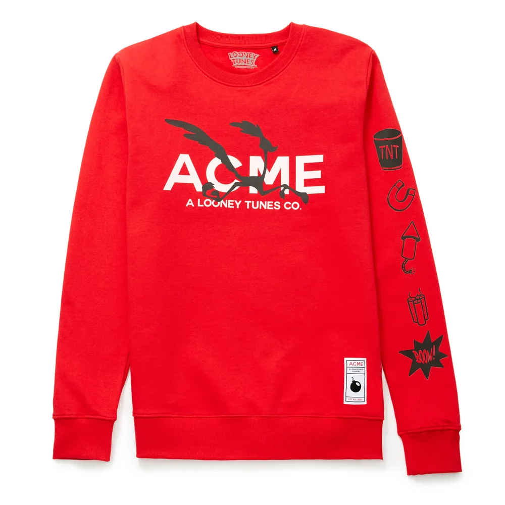 Sweat-shirt Looney Tunes ACME Capsule Bip Bip Silhouette - Rouge - S Image 1