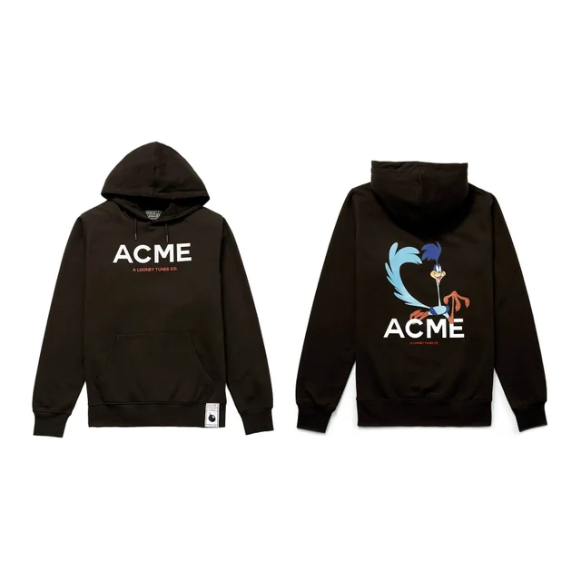 Sweat à Capuche Looney Tunes ACME Capsule Bip Bip Heureux - Noir
