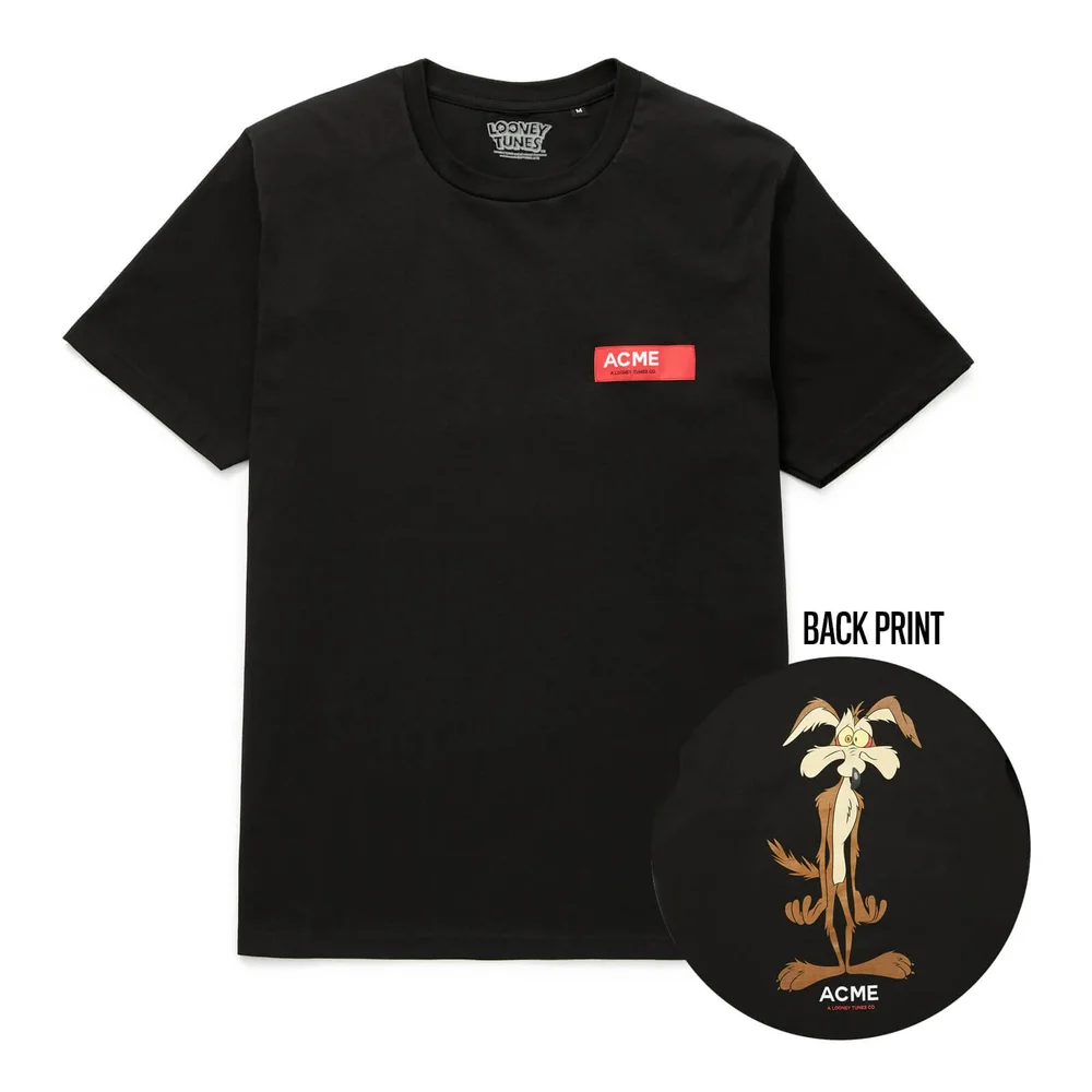 T-Shirt Looney Tunes ACME Capsule Coyote Vaincu - Noir - S Image 1