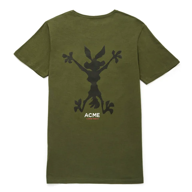 T-Shirt Looney Tunes ACME Capsule Coyote Contour - Forest Green