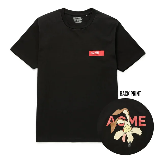 T-Shirt Looney Tunes ACME Capsule Coyote Visage - Noir