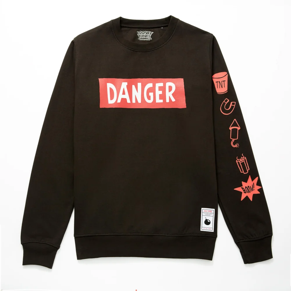 Sweat-shirt Looney Tunes ACME Capsule Danger - Noir - S Image 1