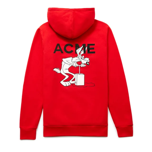 Sweat à Capuche Looney Tunes ACME Capsule Coyote TNT - Rouge
