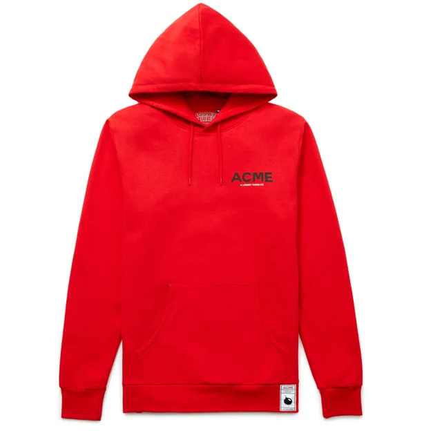 Sweat à Capuche Looney Tunes ACME Capsule Coyote TNT - Rouge