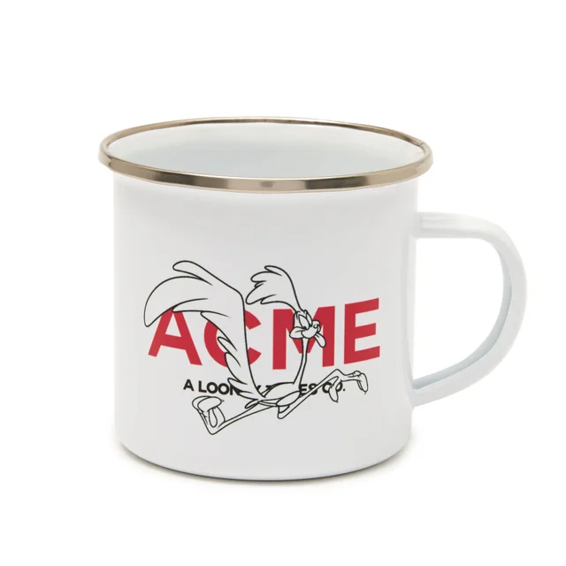 Tasse Looney Tunes ACME Capsule Bip Bip Enamel - Blanche