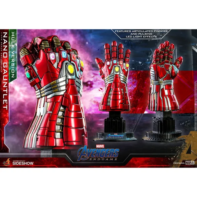 Hot Toys Avengers : Endgame Réplique 1/4 Nano Gant de l'infini (Hulk Version) 22 cm