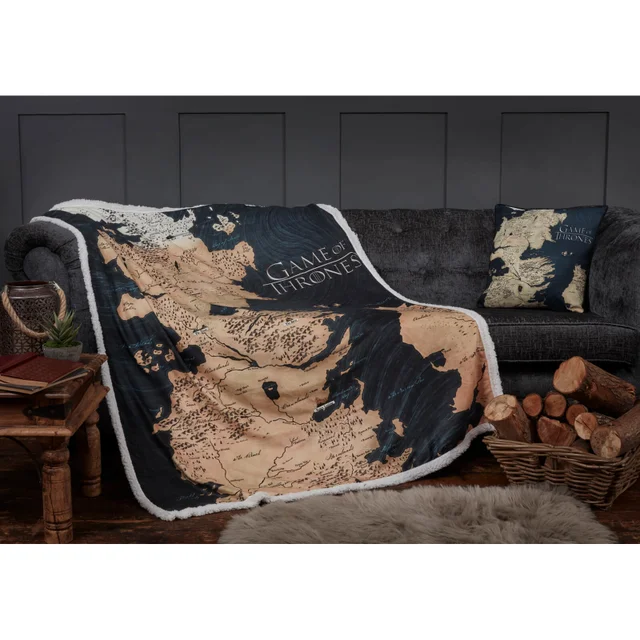 Game of Thrones Westeros Sherpa Blanket