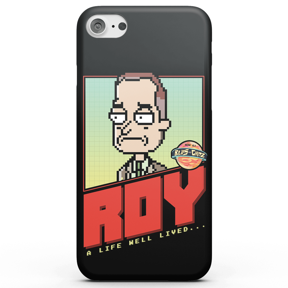 Coque Smartphone Roy - A Life Well Lived - Rick et Morty pour iPhone et Android - iPhone 5/5s - Coque Simple Matte Image 1