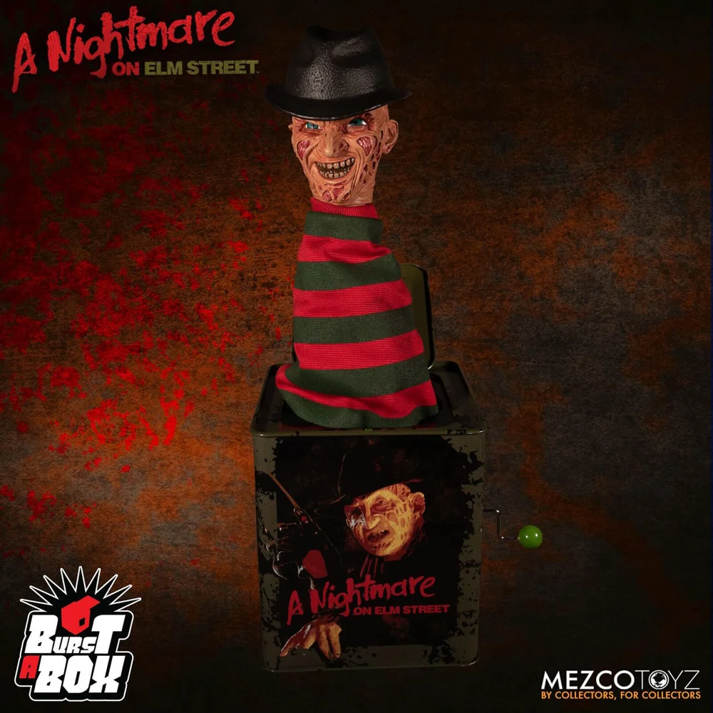 Boîte à ressort Freddy Krueger, Les Griffes de la nuit – Mezco Image 1
