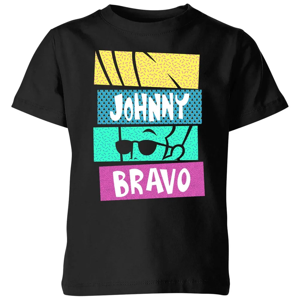 Cartoon Network Spin Off T-Shirt Enfant Johnny Bravo 90's Slices- Noir - 3-4 ans Image 1