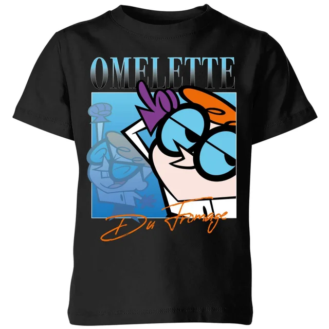 Cartoon Network Spin Off T-Shirt Enfant Le Laboratoire de Dexters 90's Photoshoot - Noir