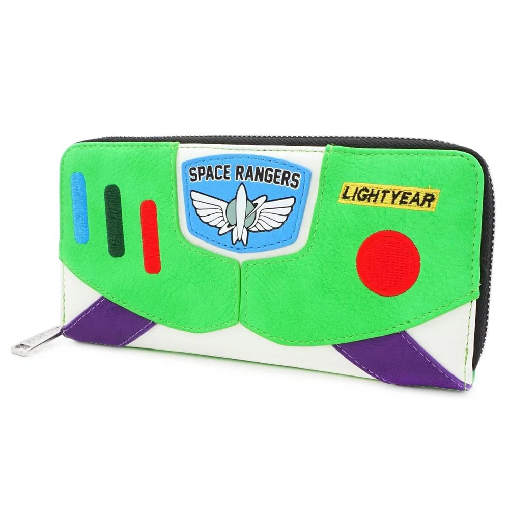 Portefeuille à fermeture éclair Loungefly Disney Pixar Toy Story Buzz l'éclair Image 1