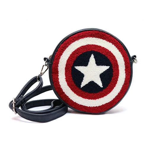 Loungefly Marvel Captain America Shield Crossbody Bag Image 1
