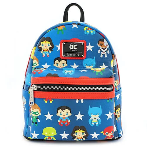 Mini Sac A Dos Loungefly Justice League Chibi Image 1
