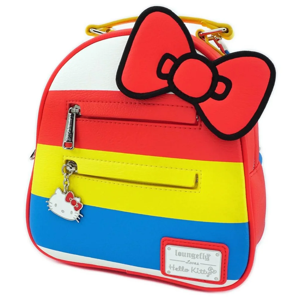 Loungefly Mini sac à dos à rayures Sanrio Hello Kitty Image 1