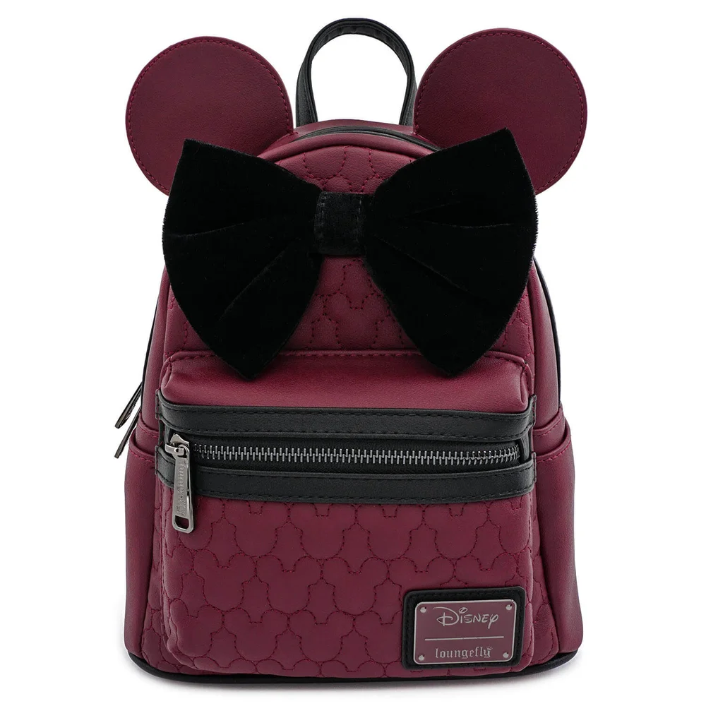 Loungefly Mini sac à dos en cuir synthétique Disney Minnie Mouse Image 1