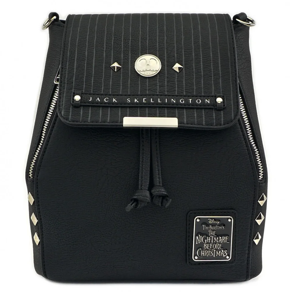 Loungefly Disney L'Étrange Noël de monsieur Jack Mini sac à dos convertible en cuir synthétique Image 1