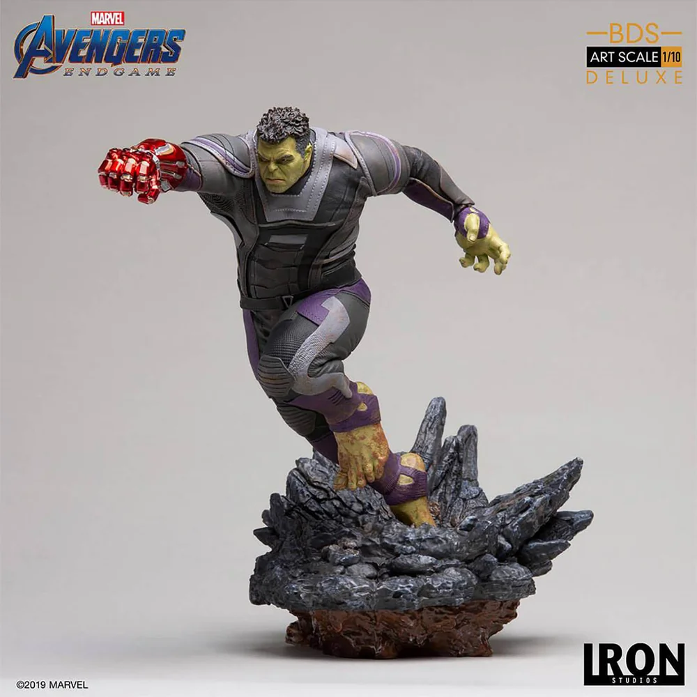 Figurine Hulk Deluxe, Avengers : Endgame, échelle BDS Art 1:10 (22 cm) – Iron Studios Image 1