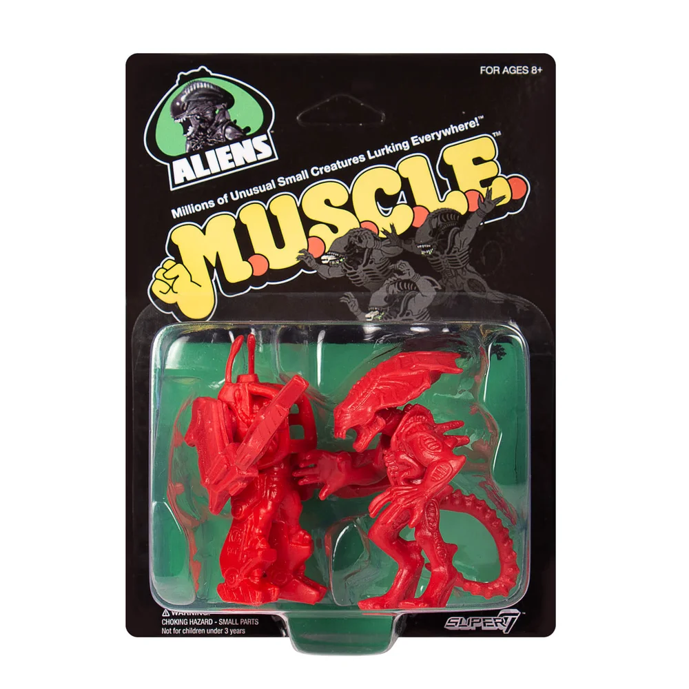 Super7 Alien Ripley et Alien Queen Red M.U.S.C.L.E. Figurines - Exclusivité Zavvi (Pack de 2) Image 1
