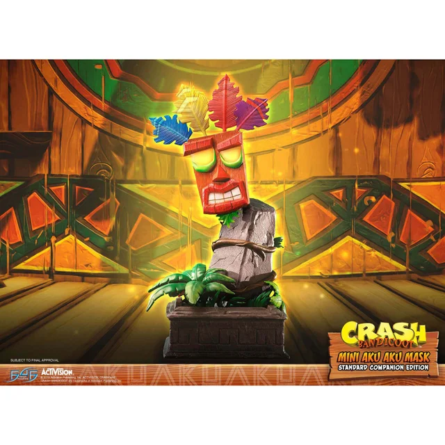 First 4 Figures Crash Bandicoot Mini Statue Masque Aku Aku (40 cm)