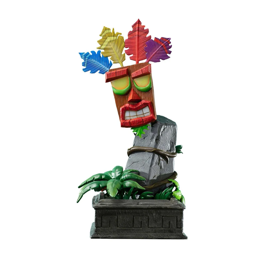 First 4 Figures Crash Bandicoot Mini Statue Masque Aku Aku (40 cm) Image 1