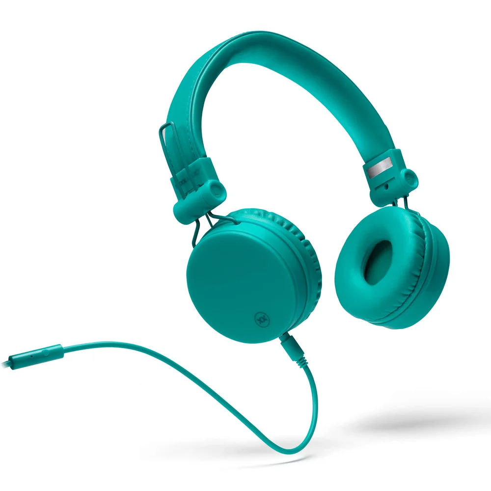 Mixx OX1 Wired 3.5mm Stereo Headphones - Teal Image 1