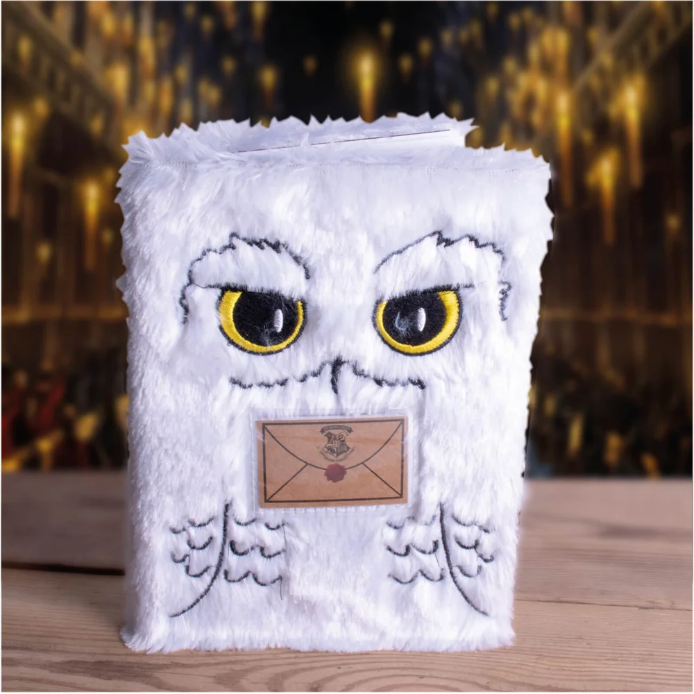 Carnet de notes A5 avec peluche Hedwig Image 1