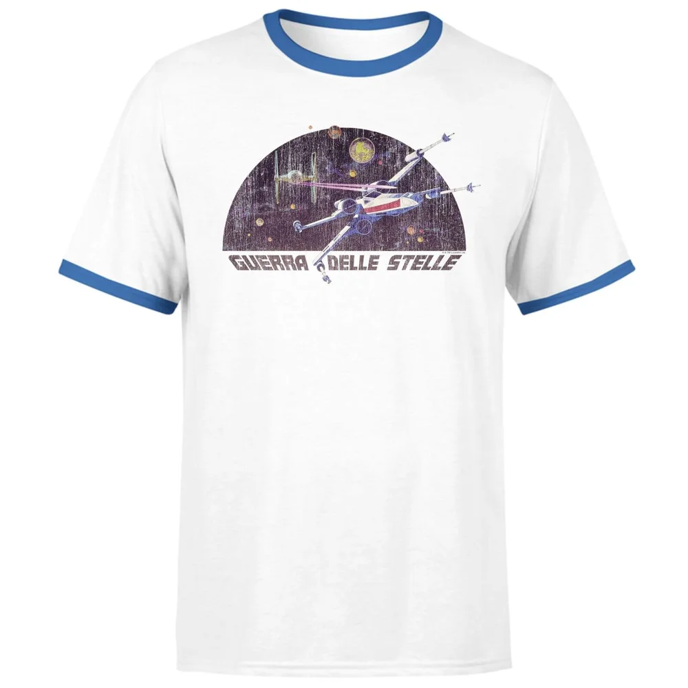 T-Shirt Star Wars X-Wing Italian - Homme - Blanc et Bleu - S Image 1