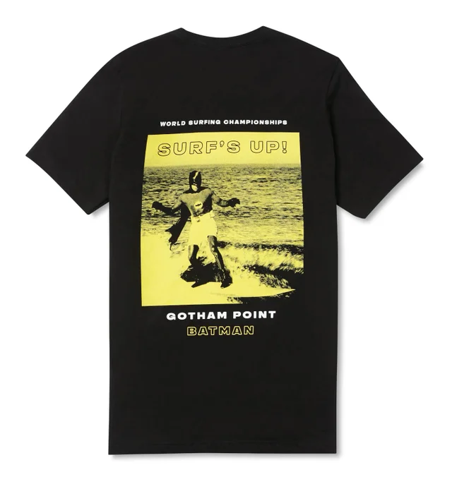T-shirt Batman Surf Pow! - Noir
