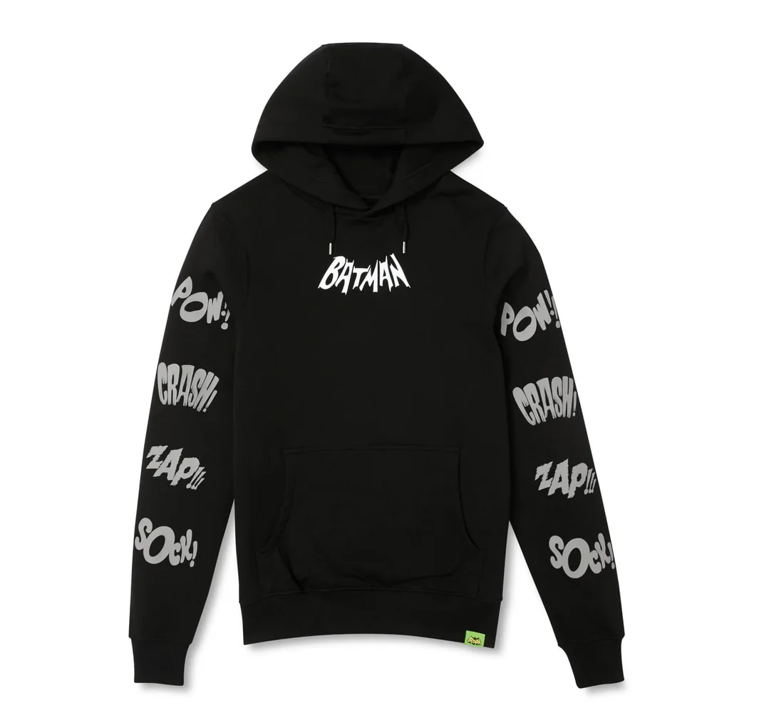 Sweat ? Capuche Batman Surf Pow! Crash! - Noir - S Image 1