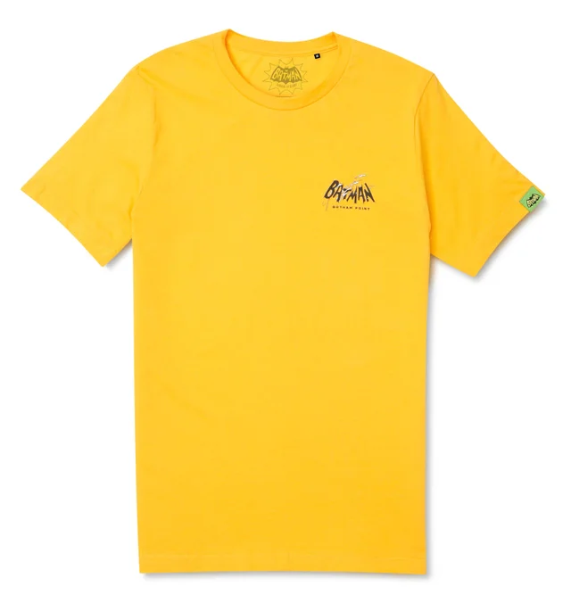 T-shirt Batman Surf Logo Gotham - Jaune