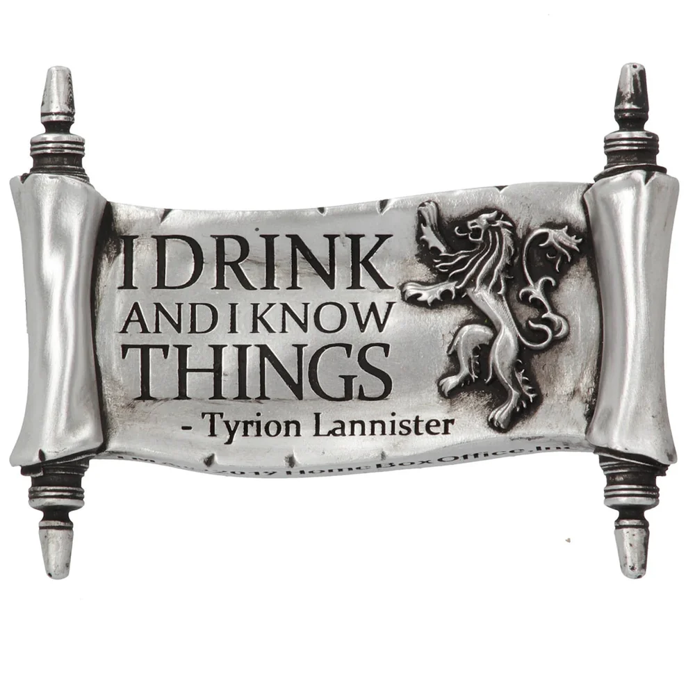 Aimant Game of Thrones I Drink and I Know Things Image 1