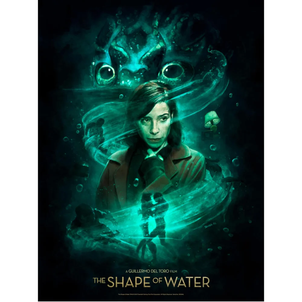Shape of Water "The Way He Looks at me" Lithographie par Ignacio RC Image 1