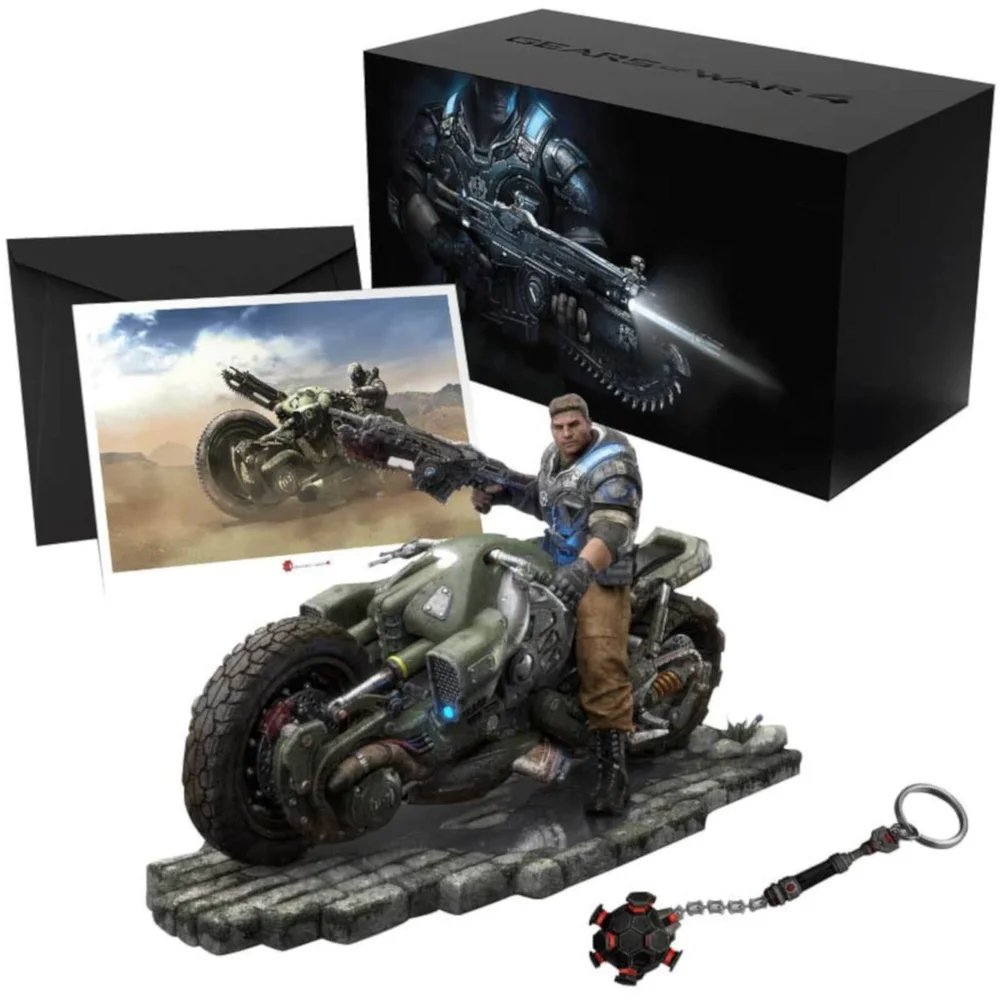 Gears of War 4 Collector's Edition - JD Fenix on COG Bike Premium Statue - 28cm Image 1