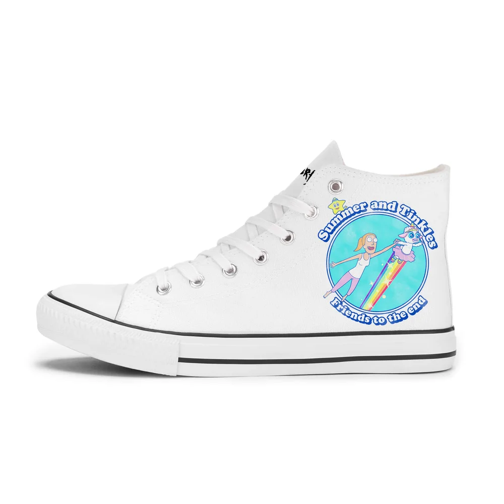 Chaussures Rick et Morty Summer And Tinkles - Blanches - UK 6.5 / EU 40 - Blanc Image 1