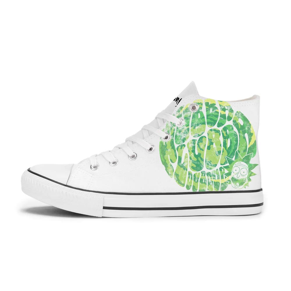 Chaussures Rick et Morty Wubba Lubba Dub Dub - Blanches - UK 6.5 / EU 40 - Blanc Image 1