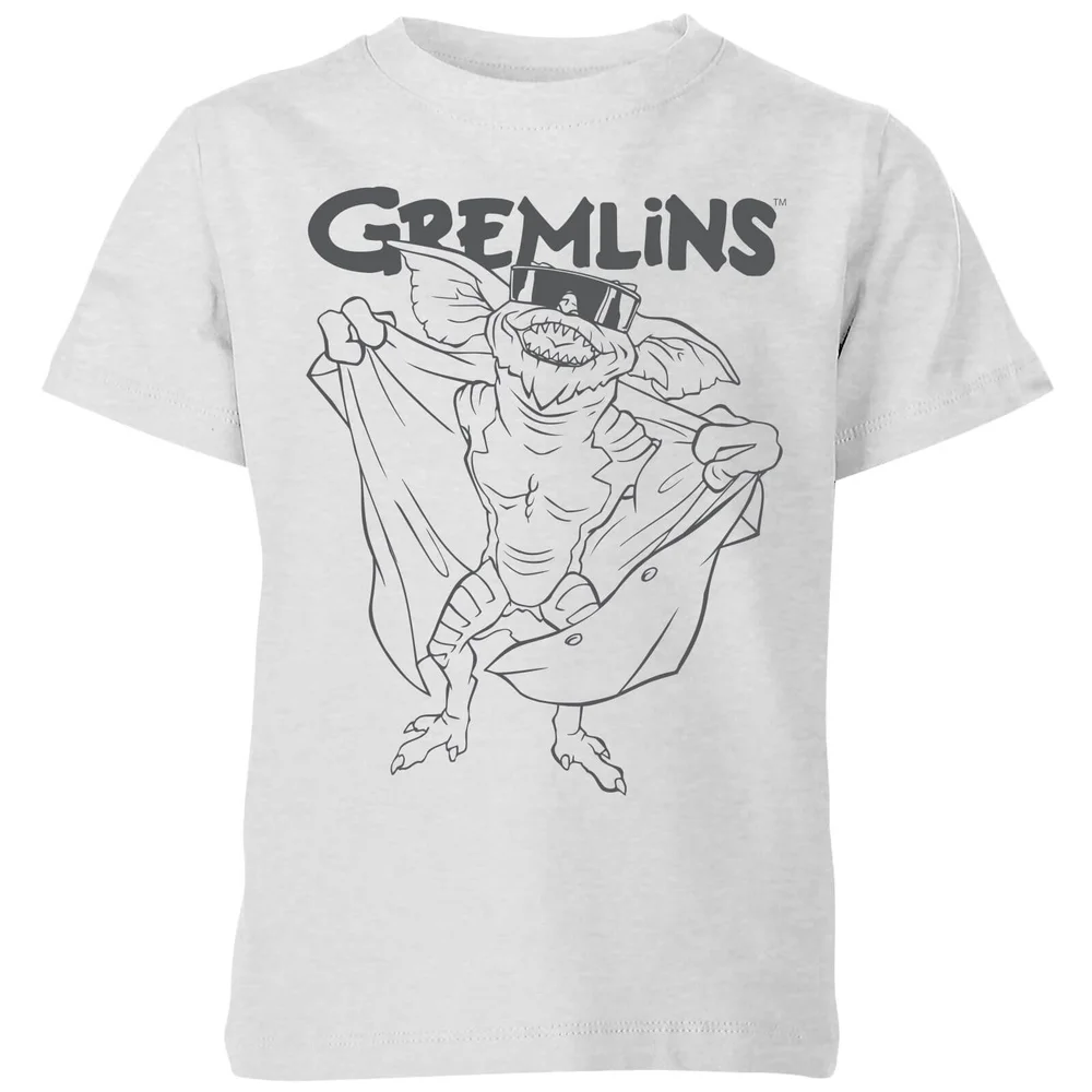 Gremlins Spike's Glasses Kids' T-Shirt - Grey - 3-4 ans Image 1