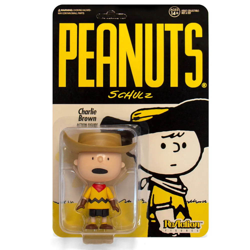 Super7 Peanuts Cowboy Charlie Brown Figurine articulée Image 1