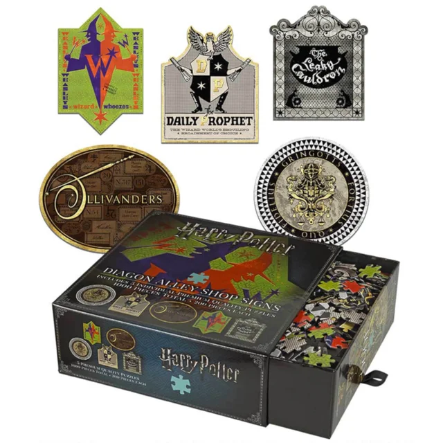Puzzles Enseignes du chemin de Traverse (5 × 200 pièces) – Harry Potter