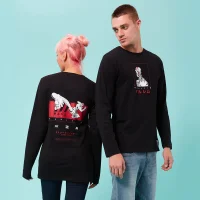 T-shirt Street Fighter Arcade Dhalsim Manche Longue Unisexe - Noir