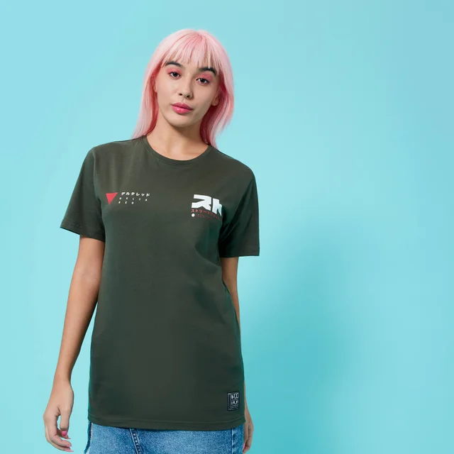 T-shirt Street Fighter Arcade Cammy - Unisexe - Vert Forêt