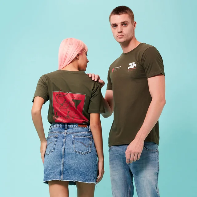 T-shirt Street Fighter Arcade Cammy - Unisexe - Vert Forêt
