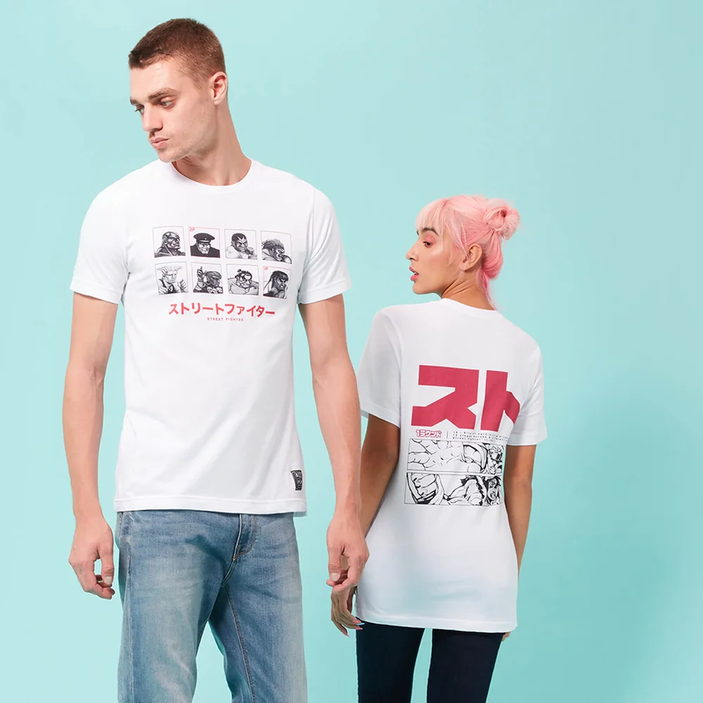T-shirt Street Fighter Arcade Vs. - Unisexe - Blanc - S - Blanc Image 1