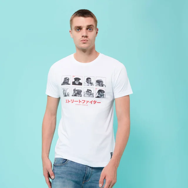 T-shirt Street Fighter Arcade Vs. - Unisexe - Blanc