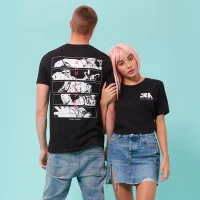 T-shirt Street Fighter Arcade Panels Unisexe - Noir - undefined undefined
