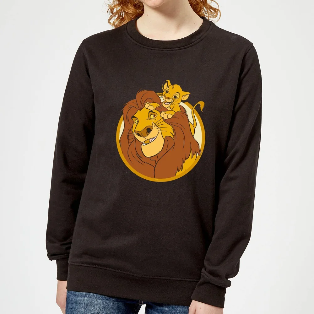 Disney Mufasa & Simba Women's Sweatshirt - Black - XS Image 1